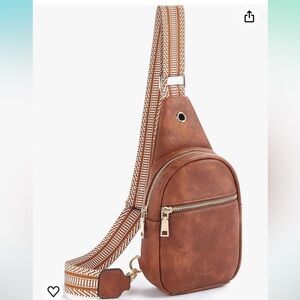 Telena Small Sling Bag for Women Leather Crossbody Fanny Packs .